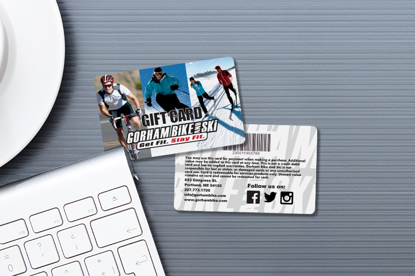 Gorham Bike and Ski Gift Cards